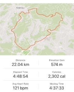 strava recording walk nurburgring