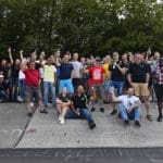 group photo track walk karussell